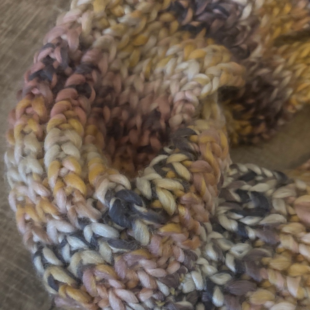 Multicolor Knit Scarf - Picture 7 of 11